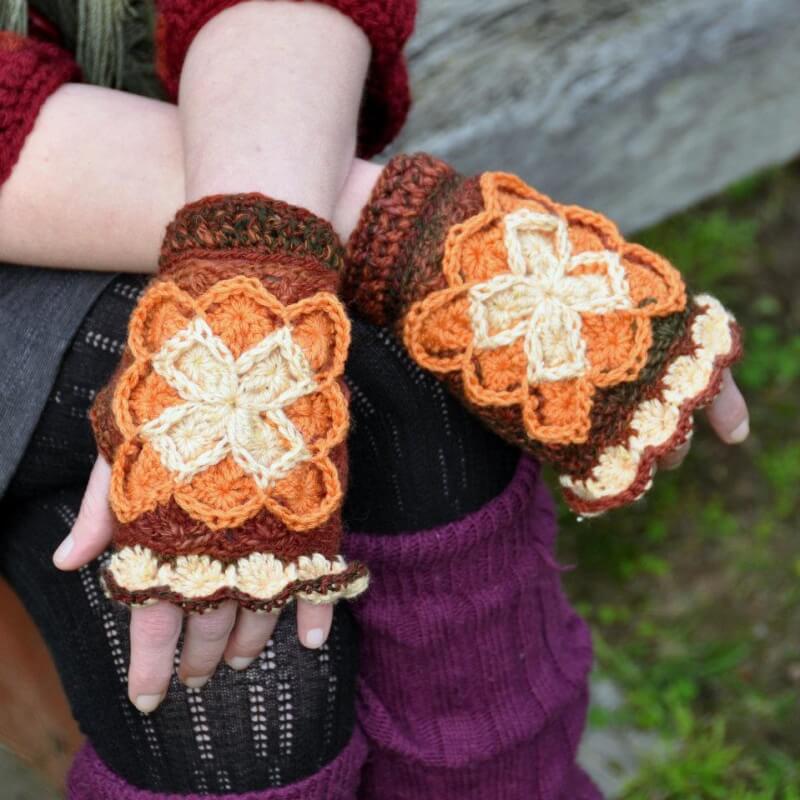 Bavarian Mitts crochet pattern