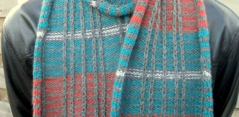 Striped Scarf Knitting Pattern