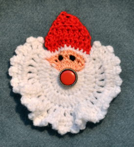 crochet christmas applique